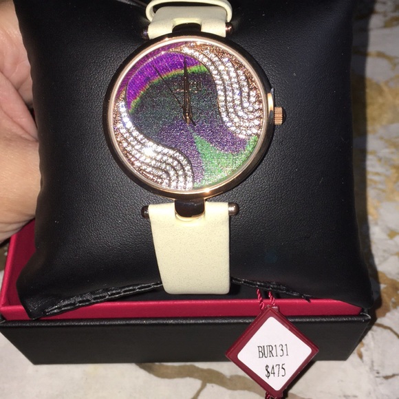 Swarovski Crystal Peacock Feather Pattern - Picture 3 of 5